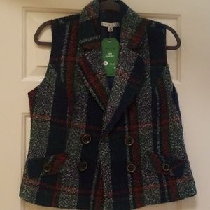 Plaid Vest
